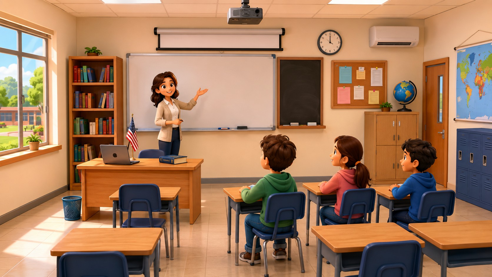 Classroom scene