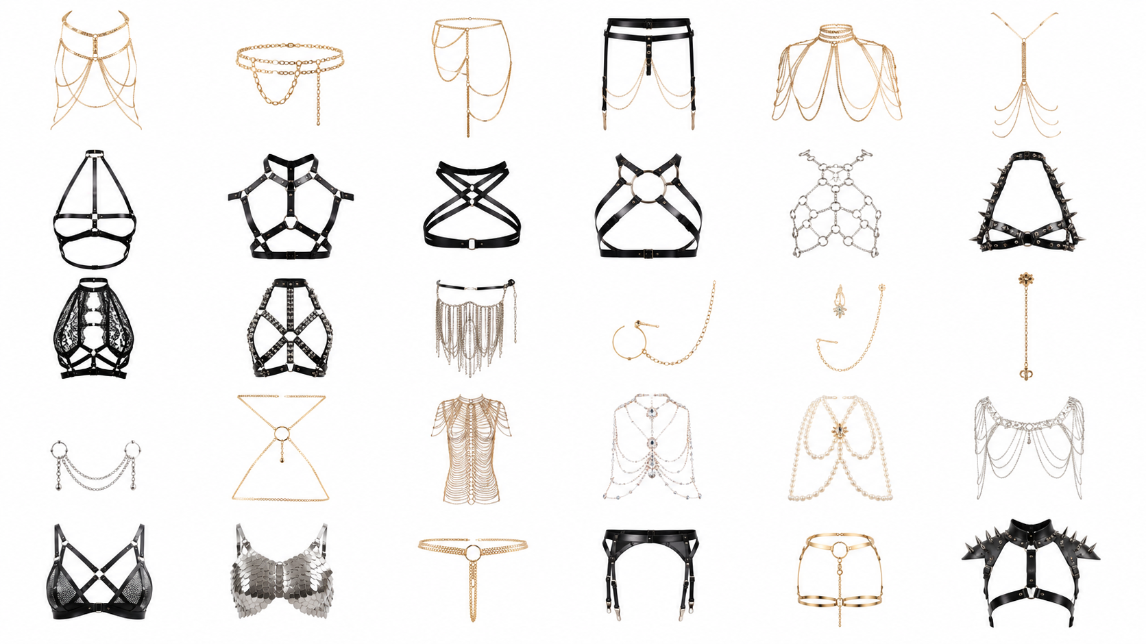 Body Jewelry and Harnesses