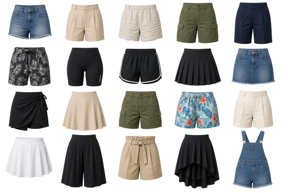 Spring and summer bottoms — set 1