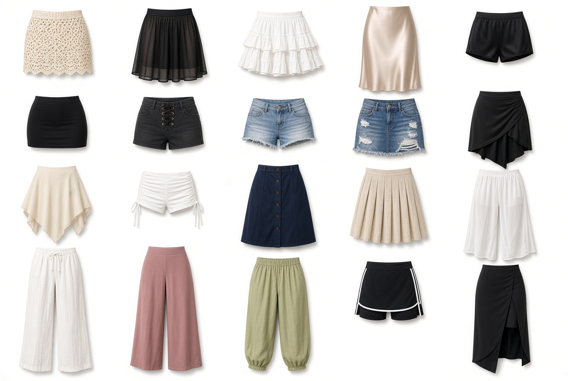 Spring and summer bottoms — set 2