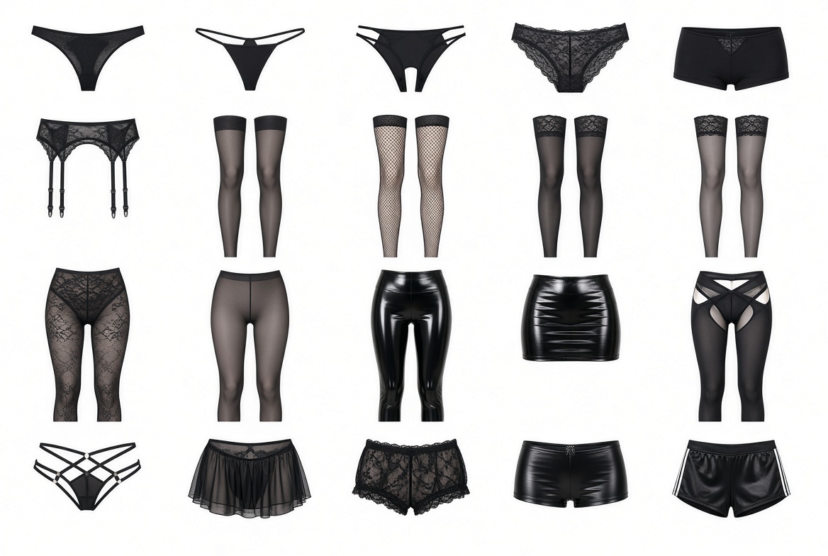 Spring and summer bottoms — set 3
