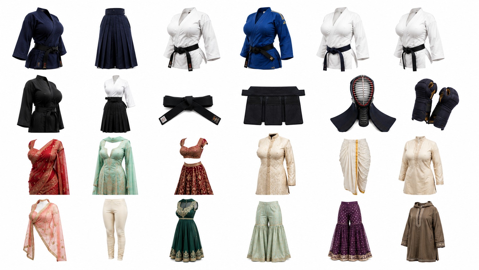 Japanese Martial Arts and South Asian Clothing