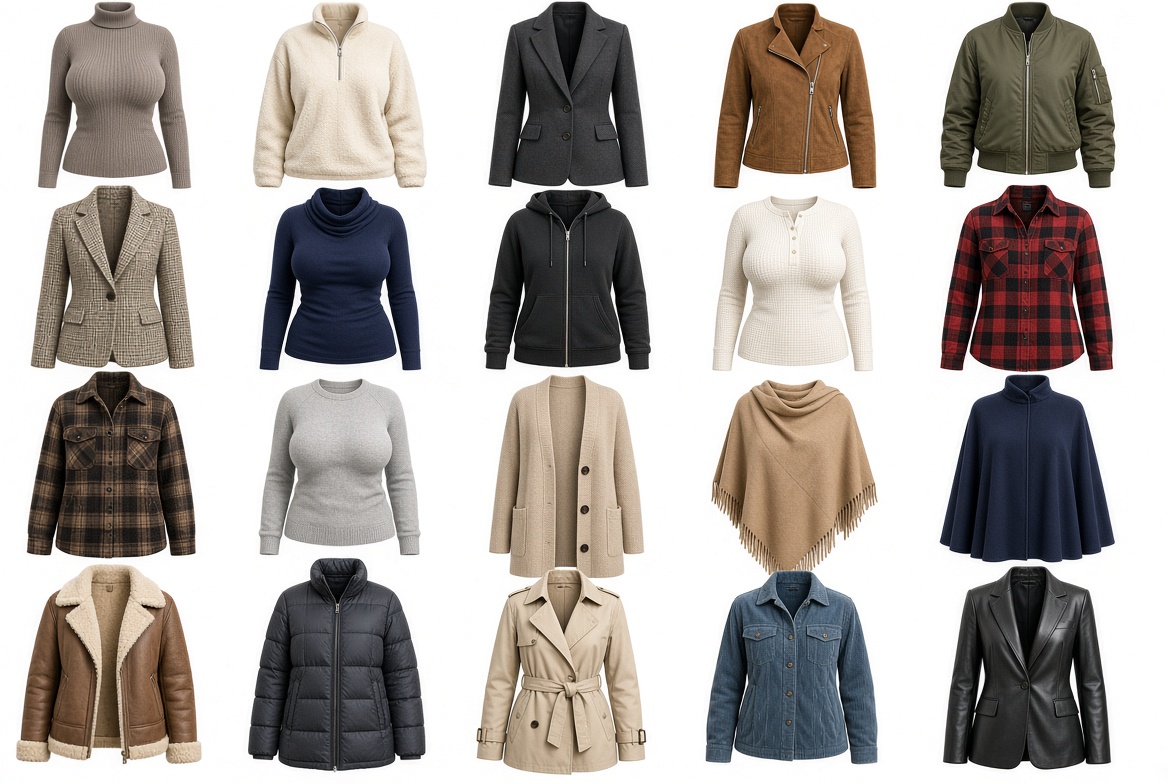 Fall and winter tops — set 2