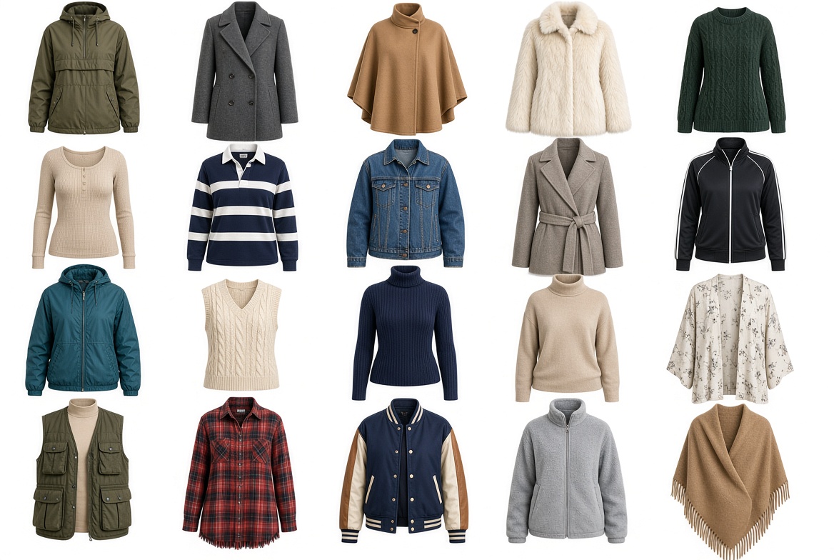 Fall and winter tops — set 3