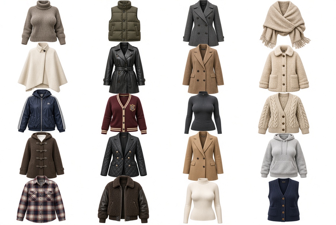 Fall and winter tops — set 4