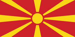 North Macedonia flag