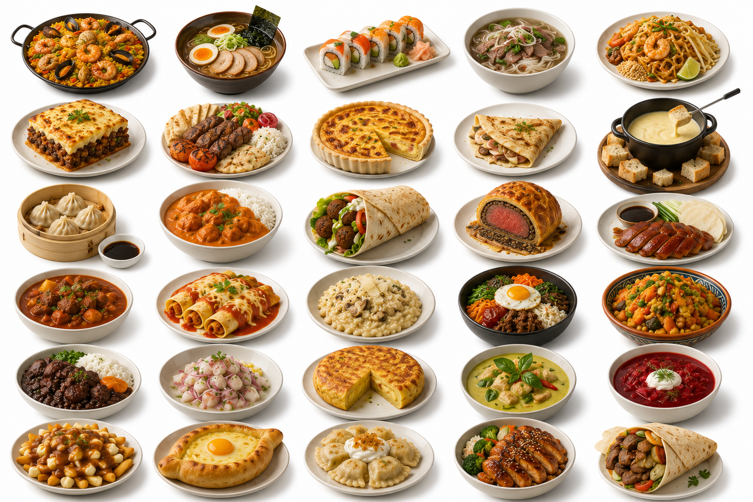 Signature Dishes & Iconic World Specialties - 1 — Dishes
