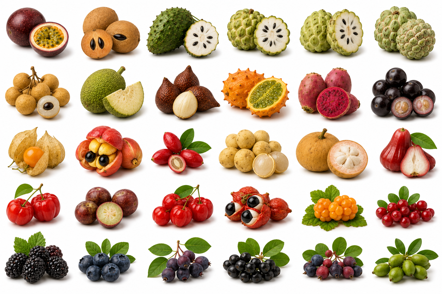 More Tropical, Rare & Regional Fruits — Fruits