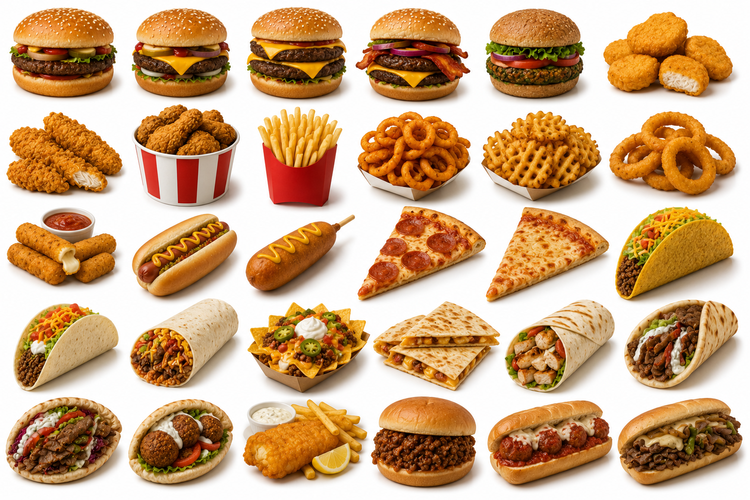 Fast Food Classics & Burger Joints — Fast Food, Trash Food & Snacks