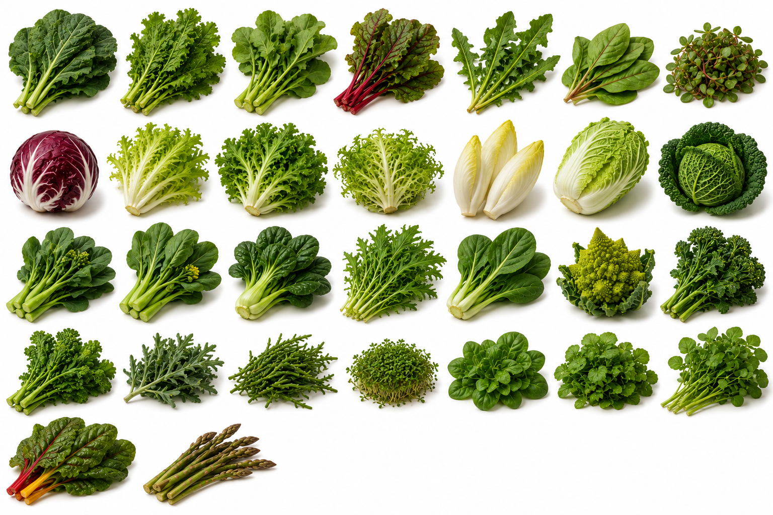 Specialty Greens, Wild Vegetables & Brassicas — Vegetables