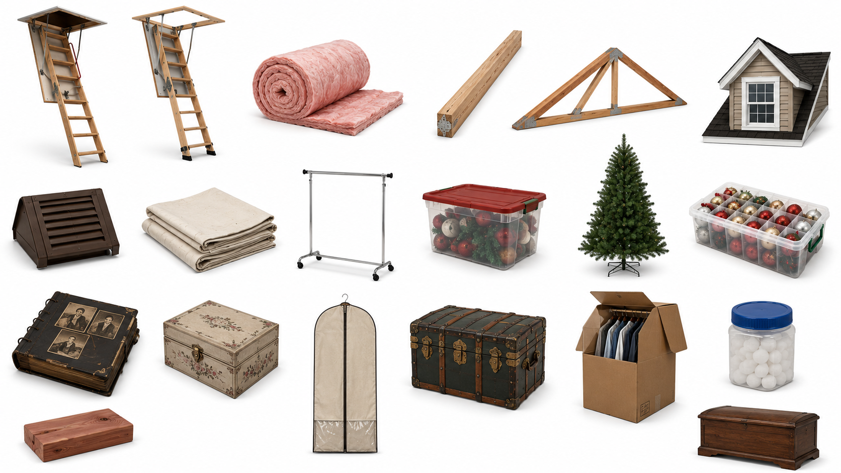 Attic Structure, Access & Storage — Attic