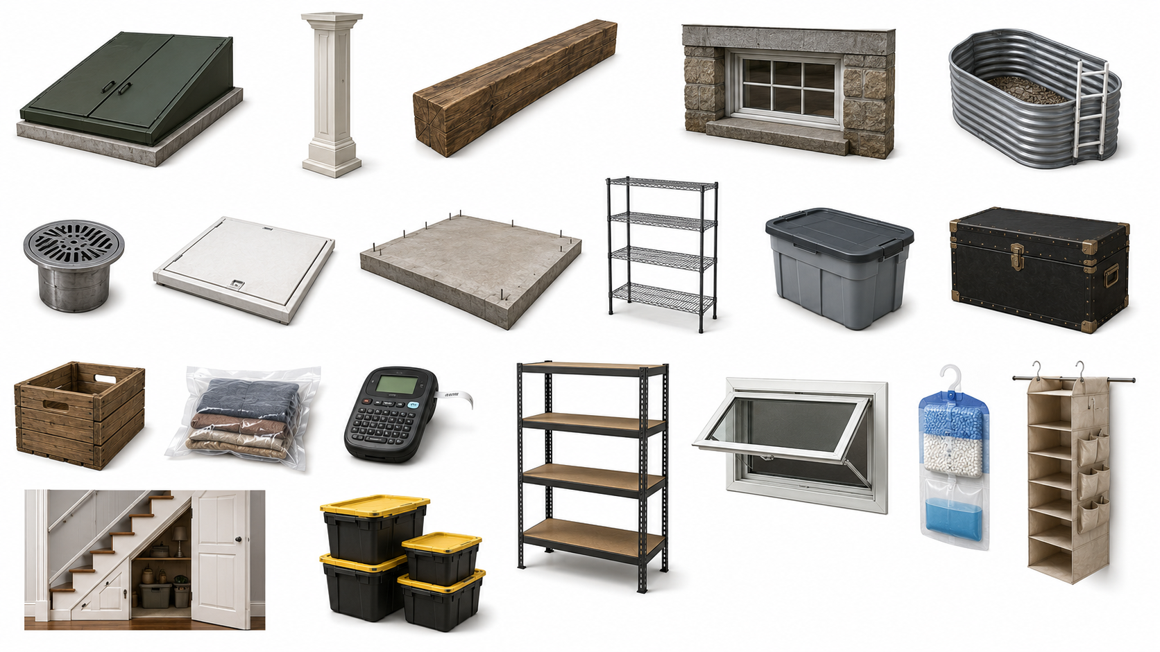 Basement Structure, Storage & Features — Basement / Man Cave