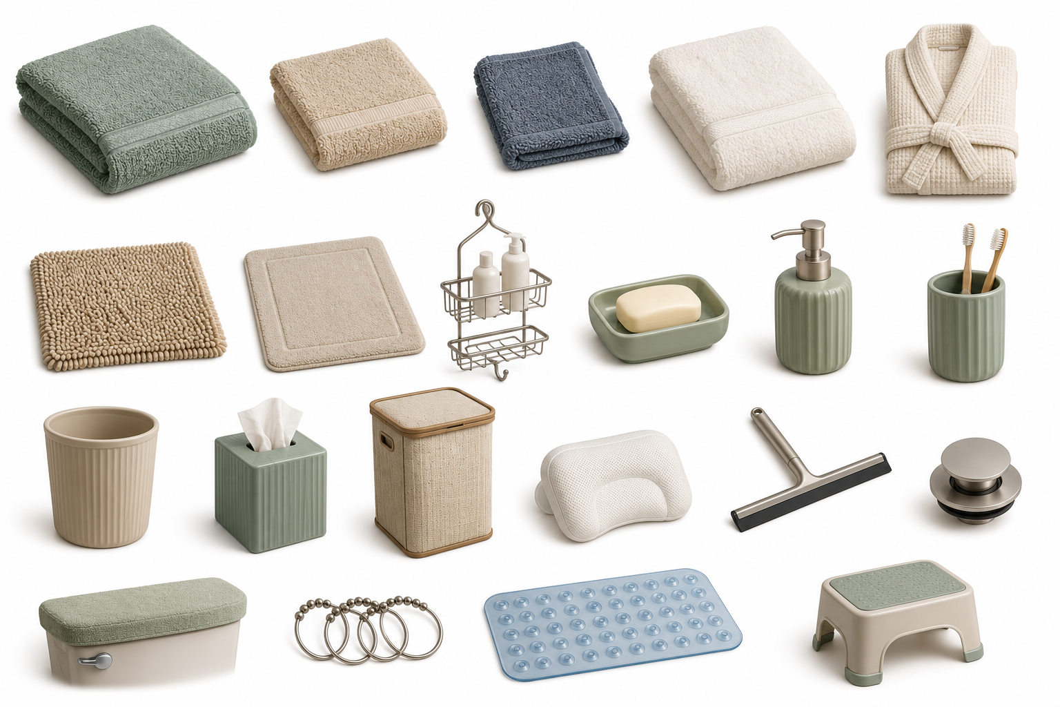 Linens, Accessories & Containers — Bathroom