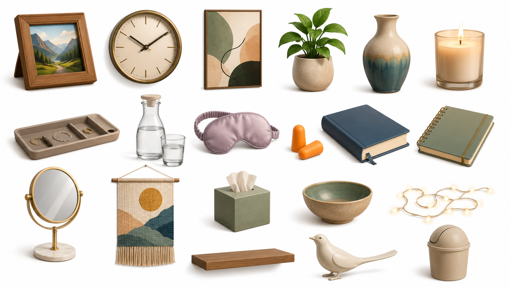 Decor & Personal Belongings — Bedroom