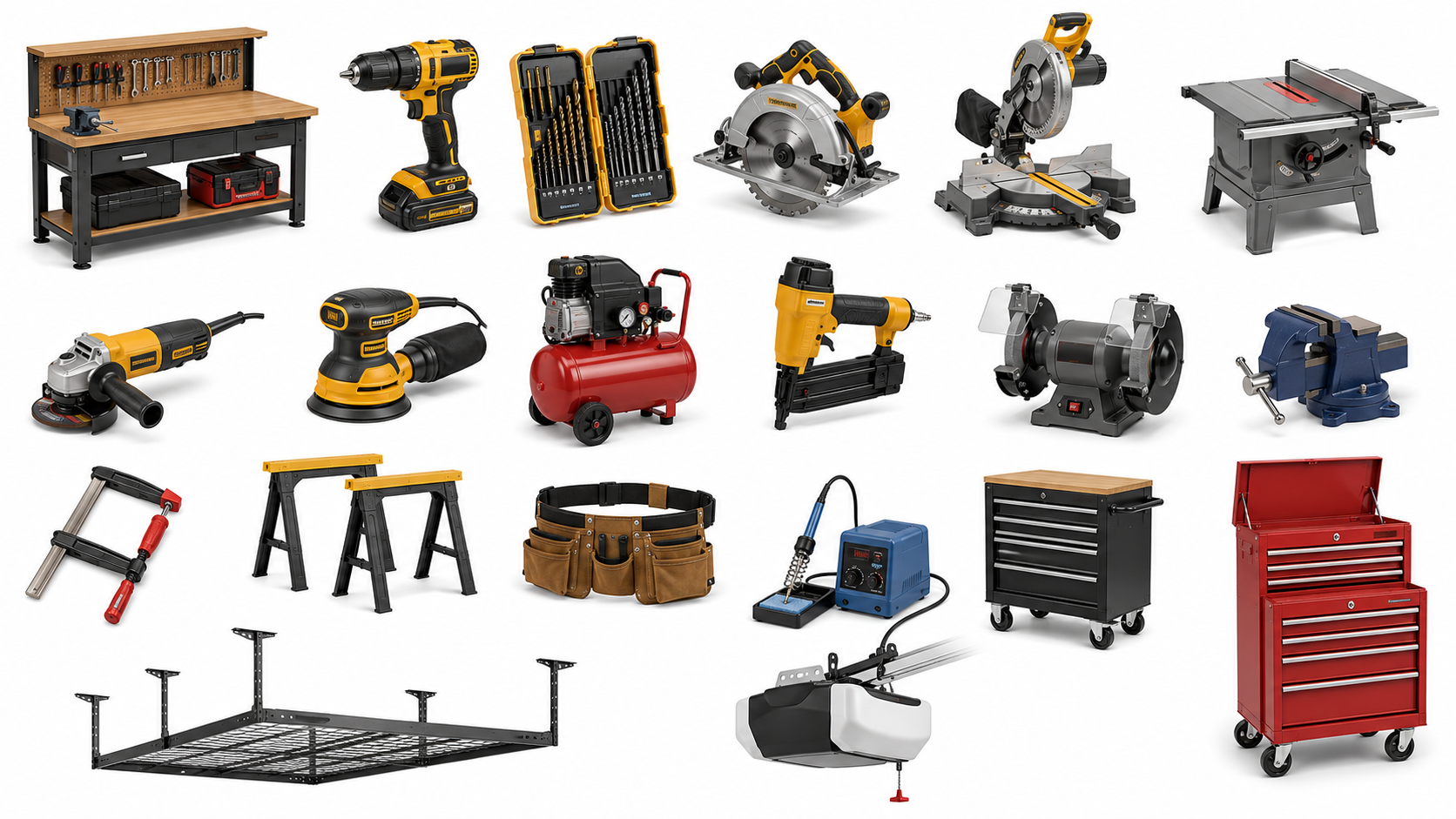 Power Tools, Workshop Equipment & Hardware — Garage