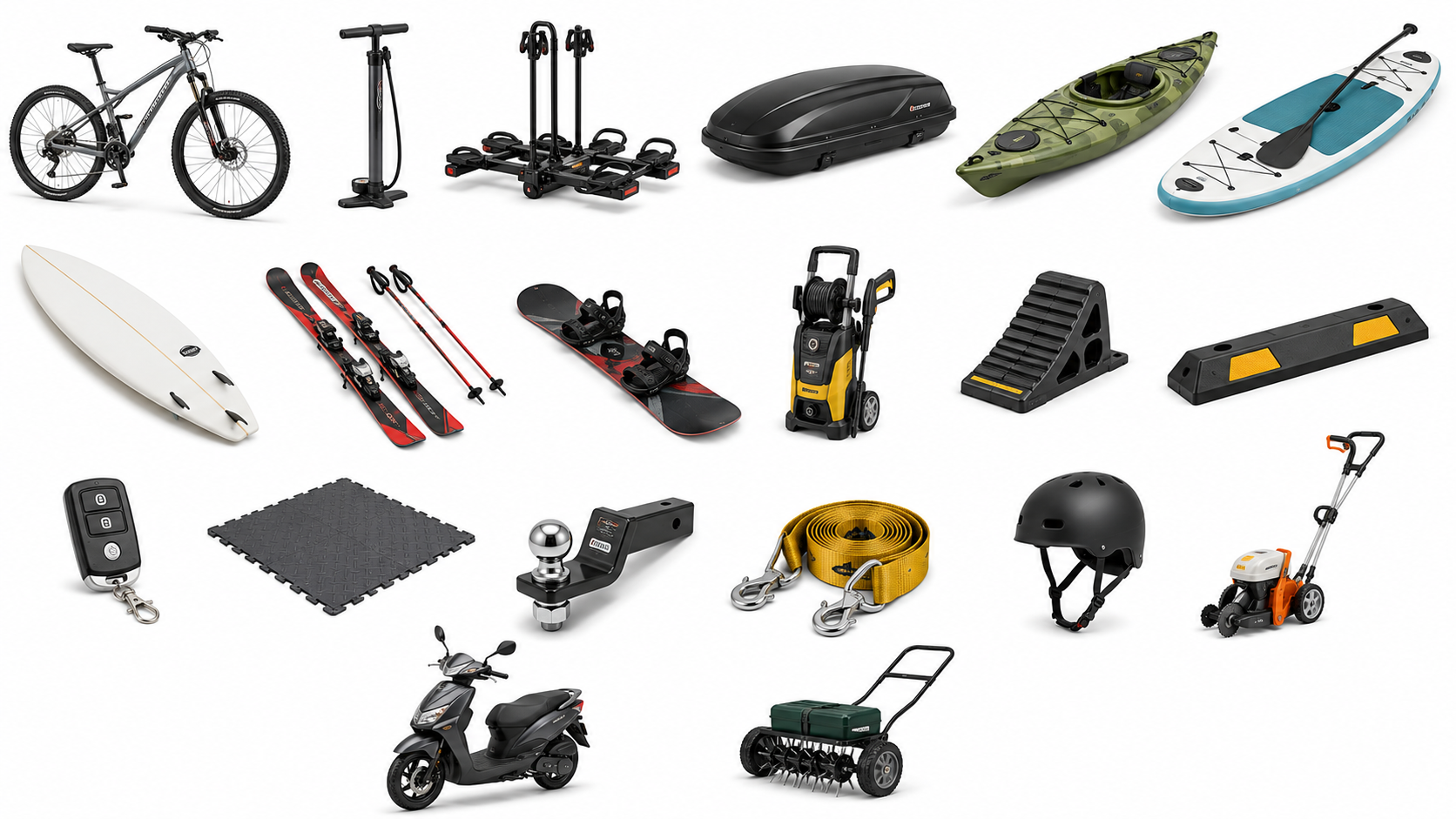 Sports, Vehicle Storage & Outdoor Gear — Garage