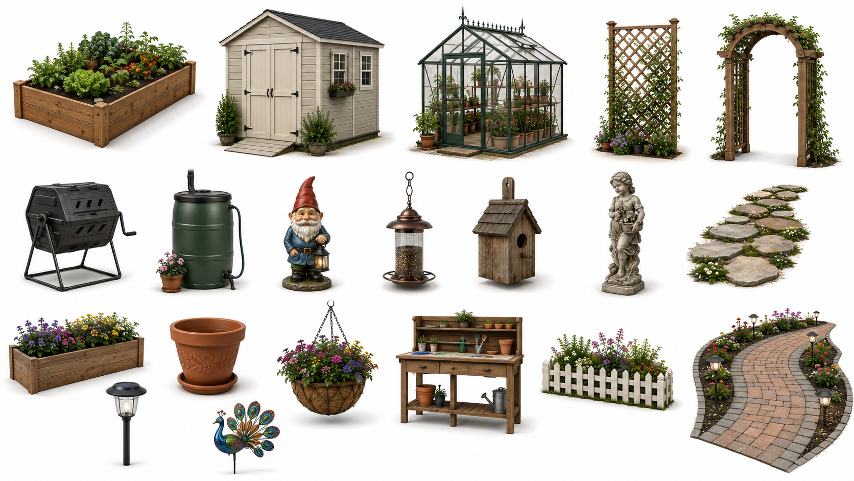 Planting, Garden Structures & Decor — Backyard & Garden