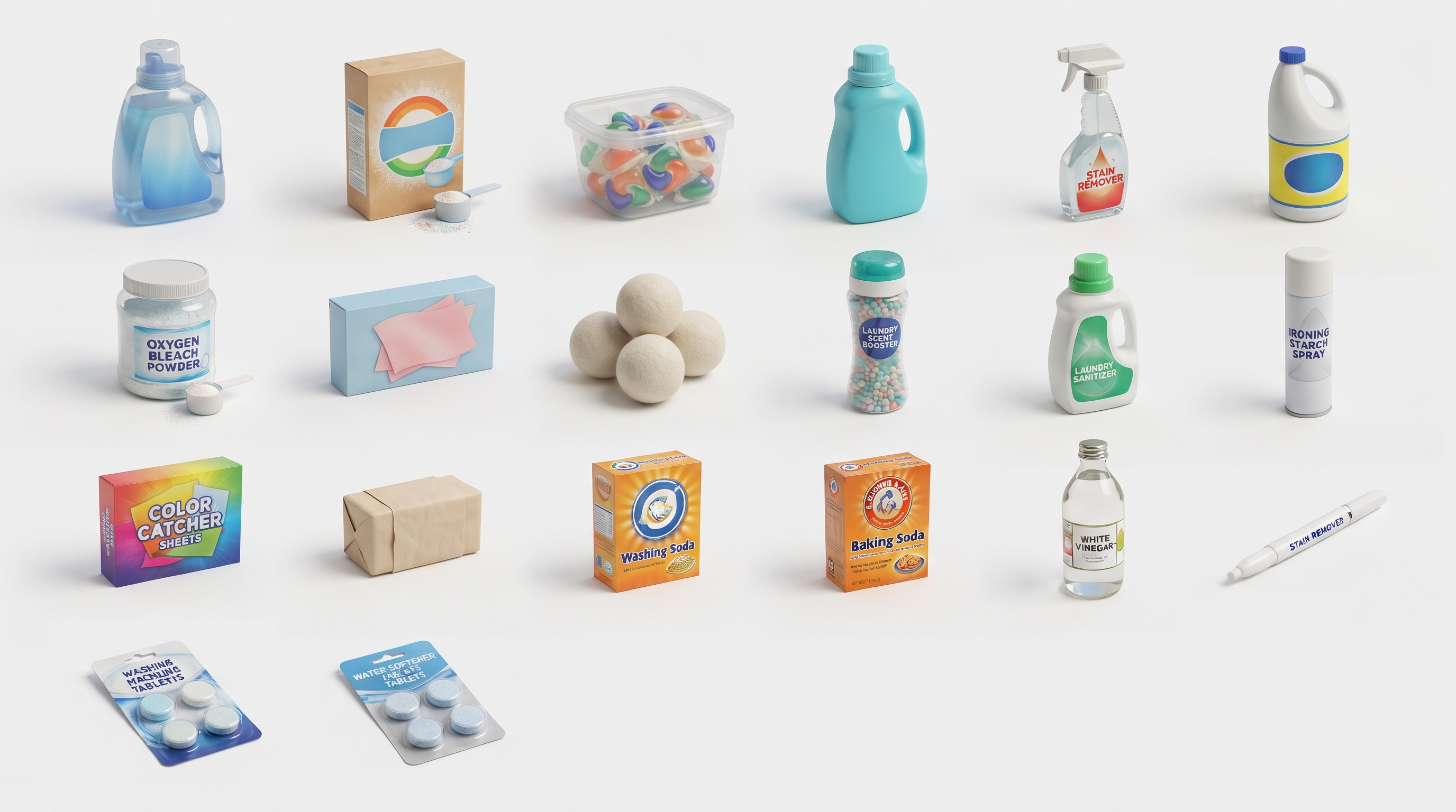 Detergents, Treatments & Additives — Laundry Room