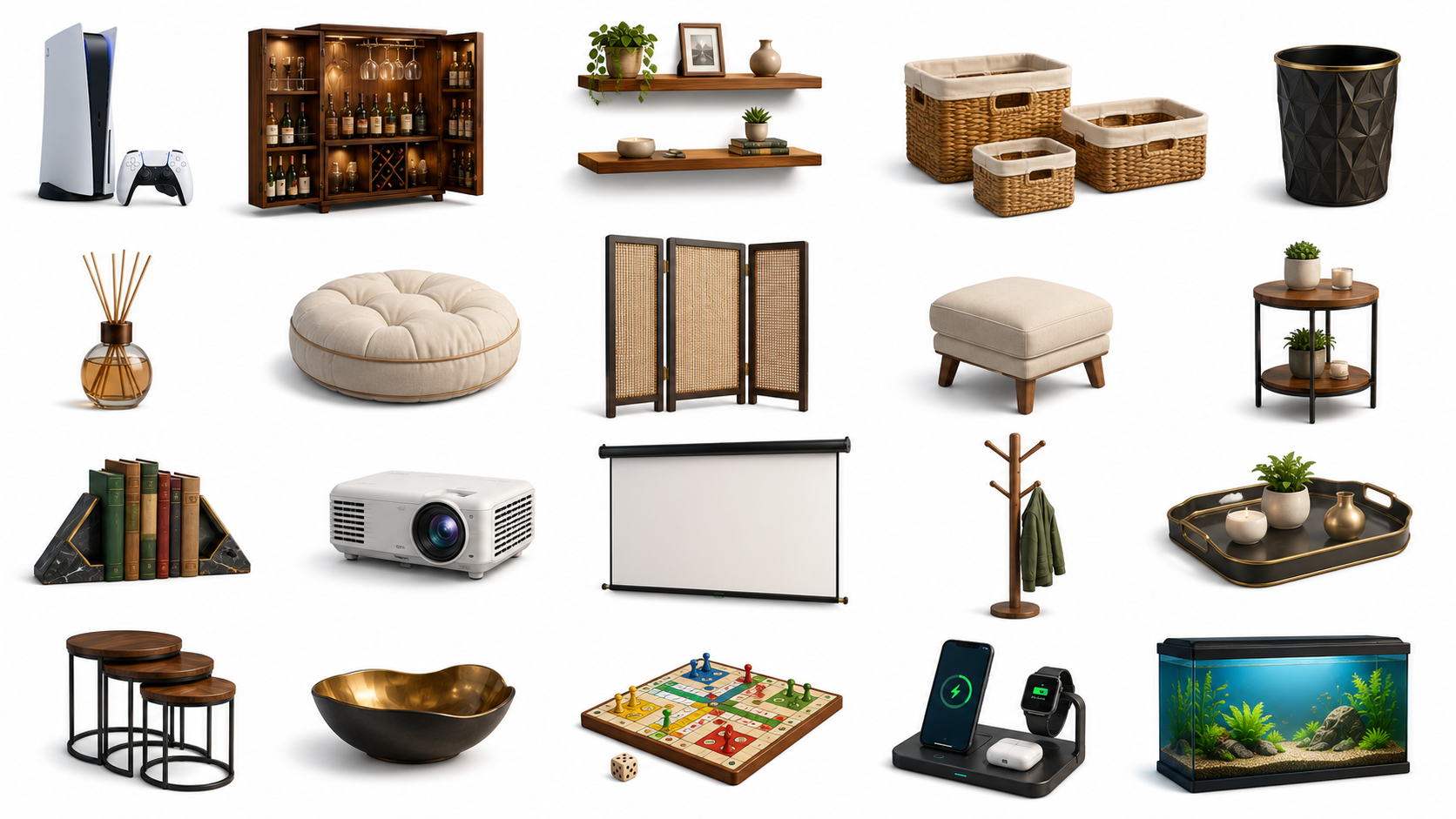 Entertainment & Storage — Living Room