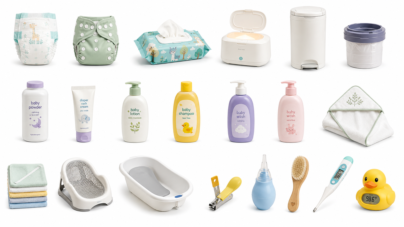 Baby Care, Hygiene & Diapering — Nursery