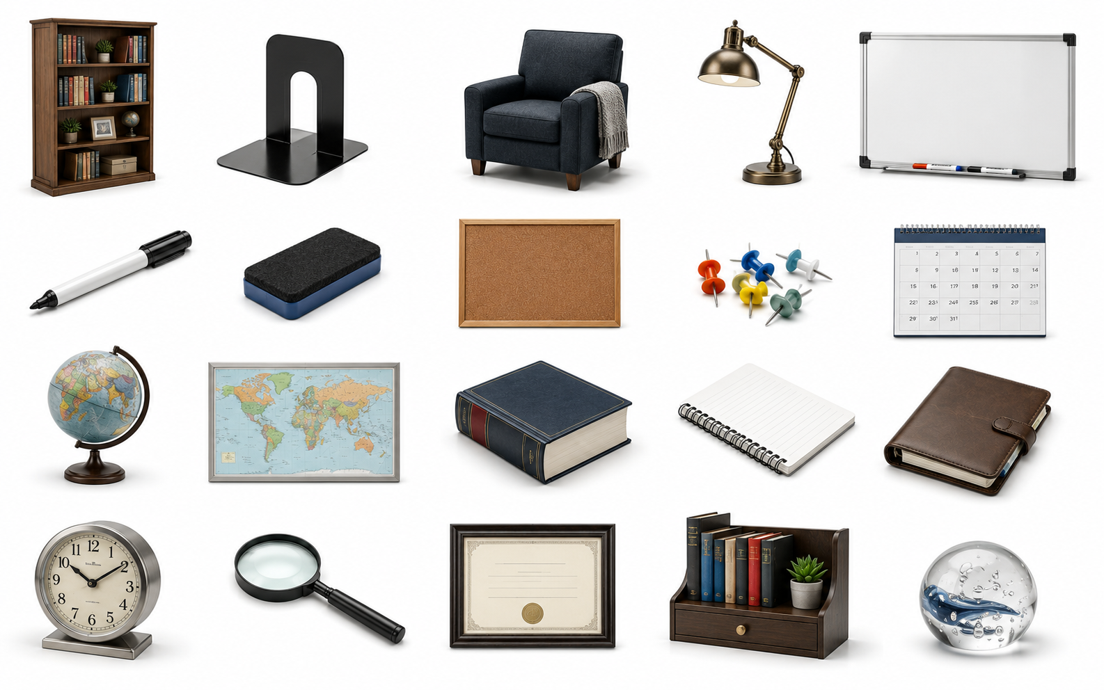 Study Essentials, Furniture & Decor — Study Room & Home Office